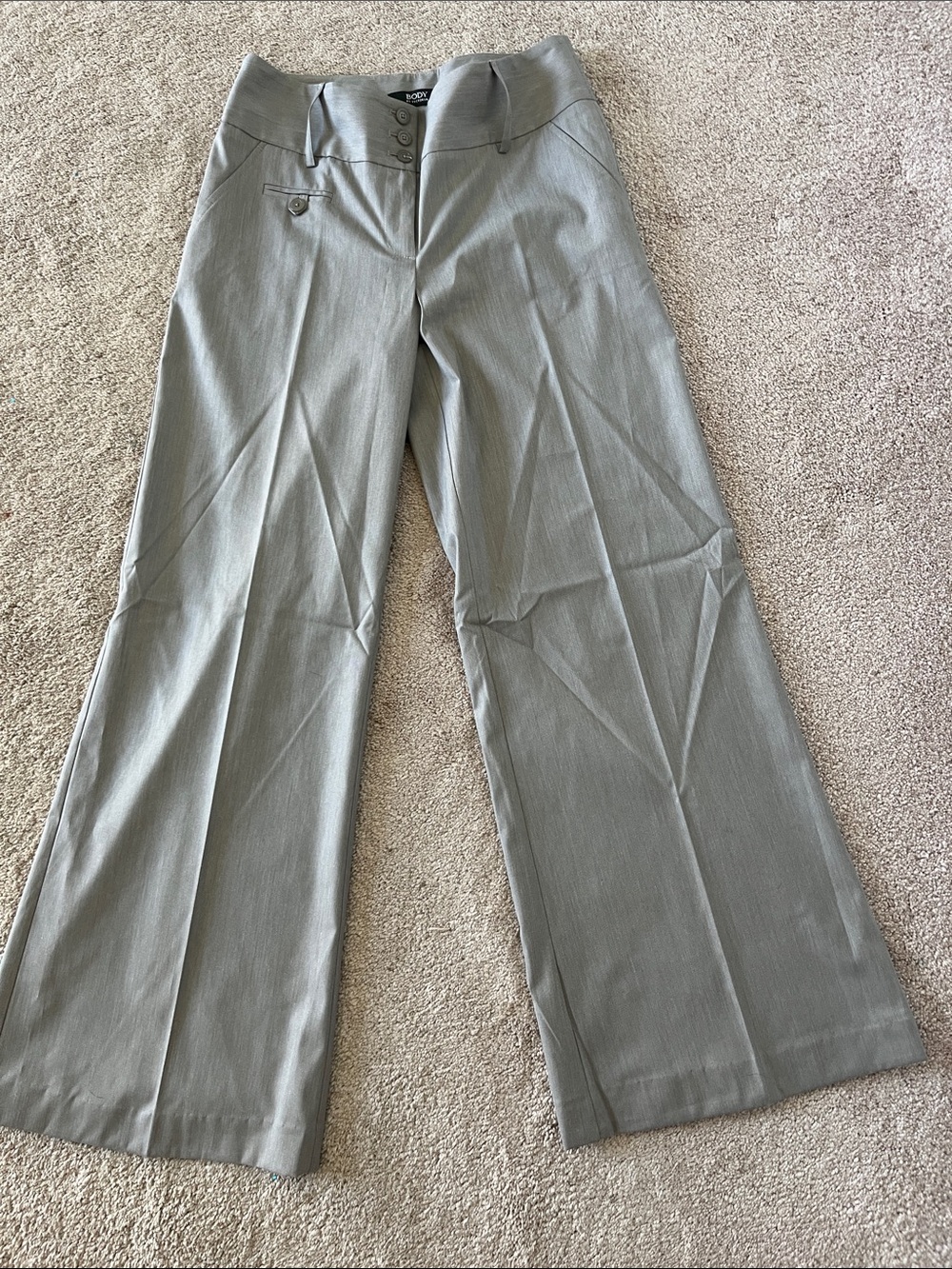 Victoria's Secret Body The Marisa Fit Dress Pants in Gray.